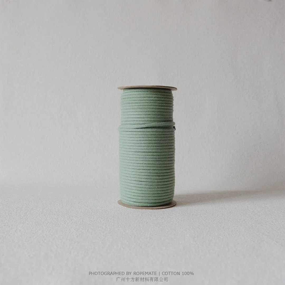 4MM MACRAME BRAIDED - CORED - AVOCADO GREEN