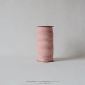 4MM MACRAME BRAIDED - CORED - MATT PINK