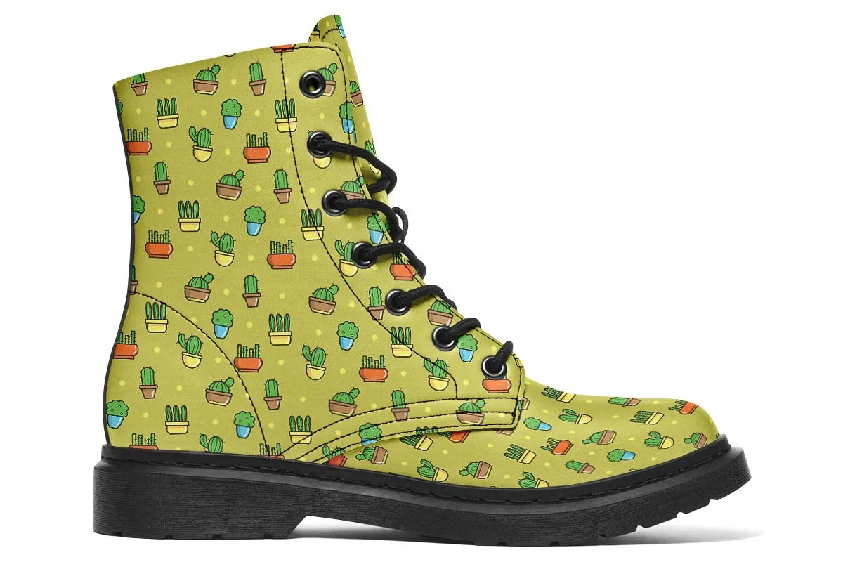 8 Bit Potted Plants Boots