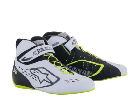 ALPINESTARS 2712123_125_12 Karting shoes TECH-1 KX V2, black/white/yellow fluo, Size 45,5