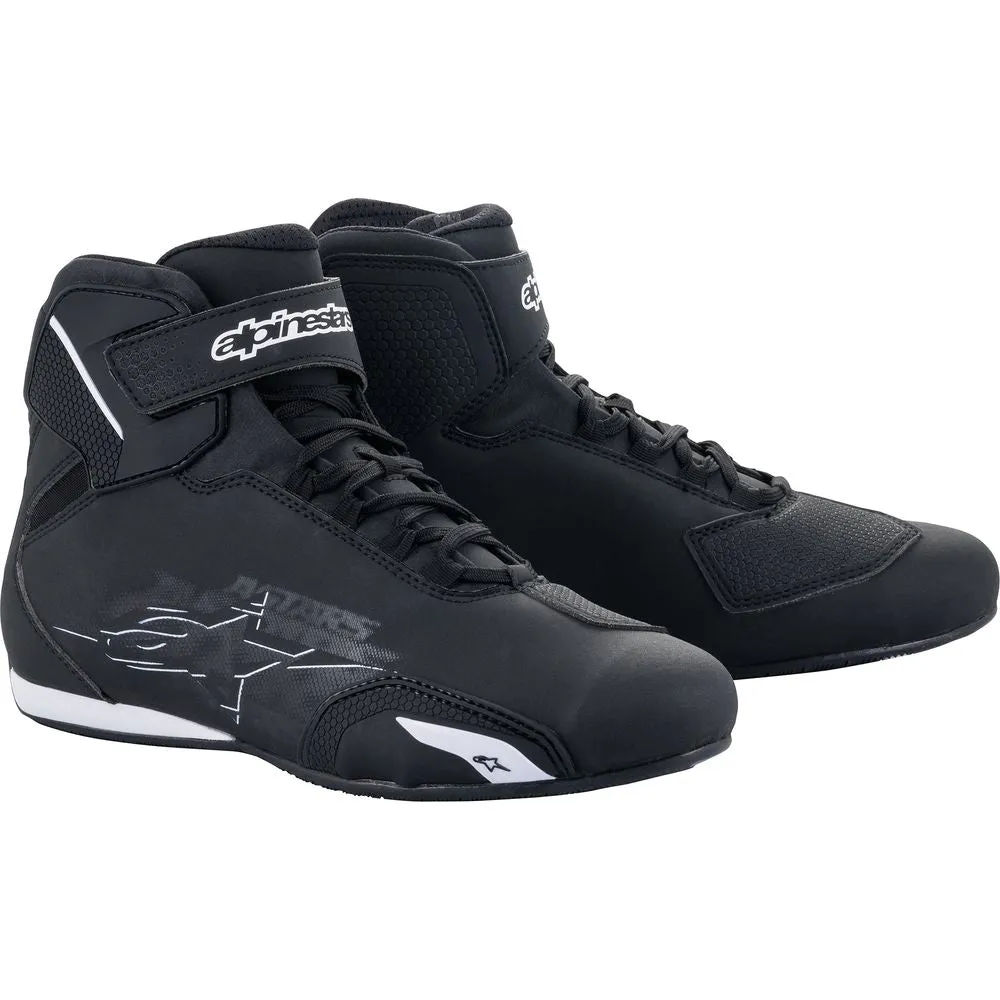 Alpinestars Sektor Riding Shoes Black / White