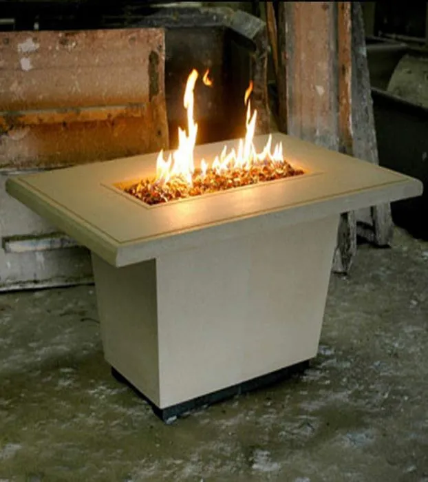 American Fyre Designs Cosmopolitan Rectangle Fire Table