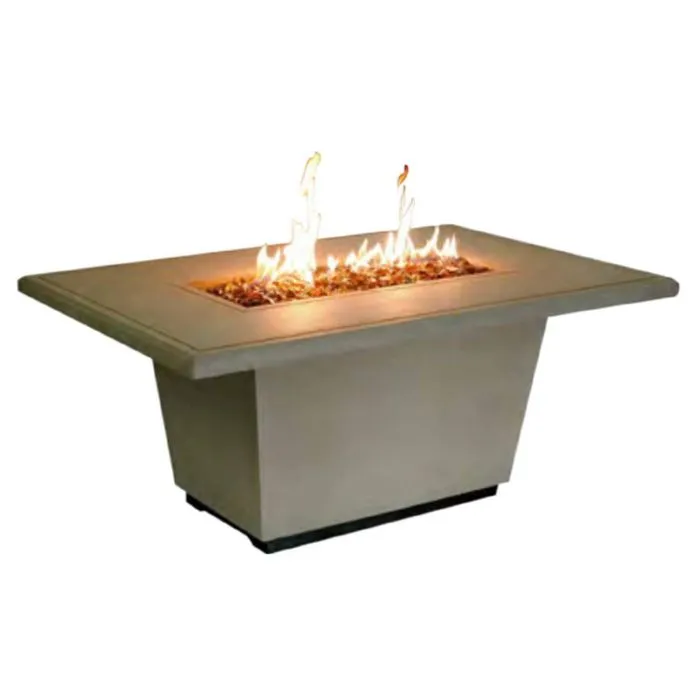 American Fyre Designs Cosmopolitan Rectangle Fire Table