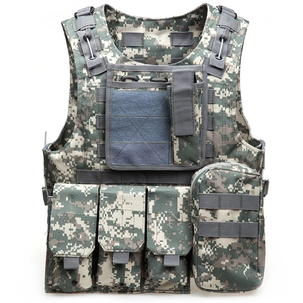 Amphibious Tactical Military Molle Waistcoat Combat Assault Plate Carrier Vest