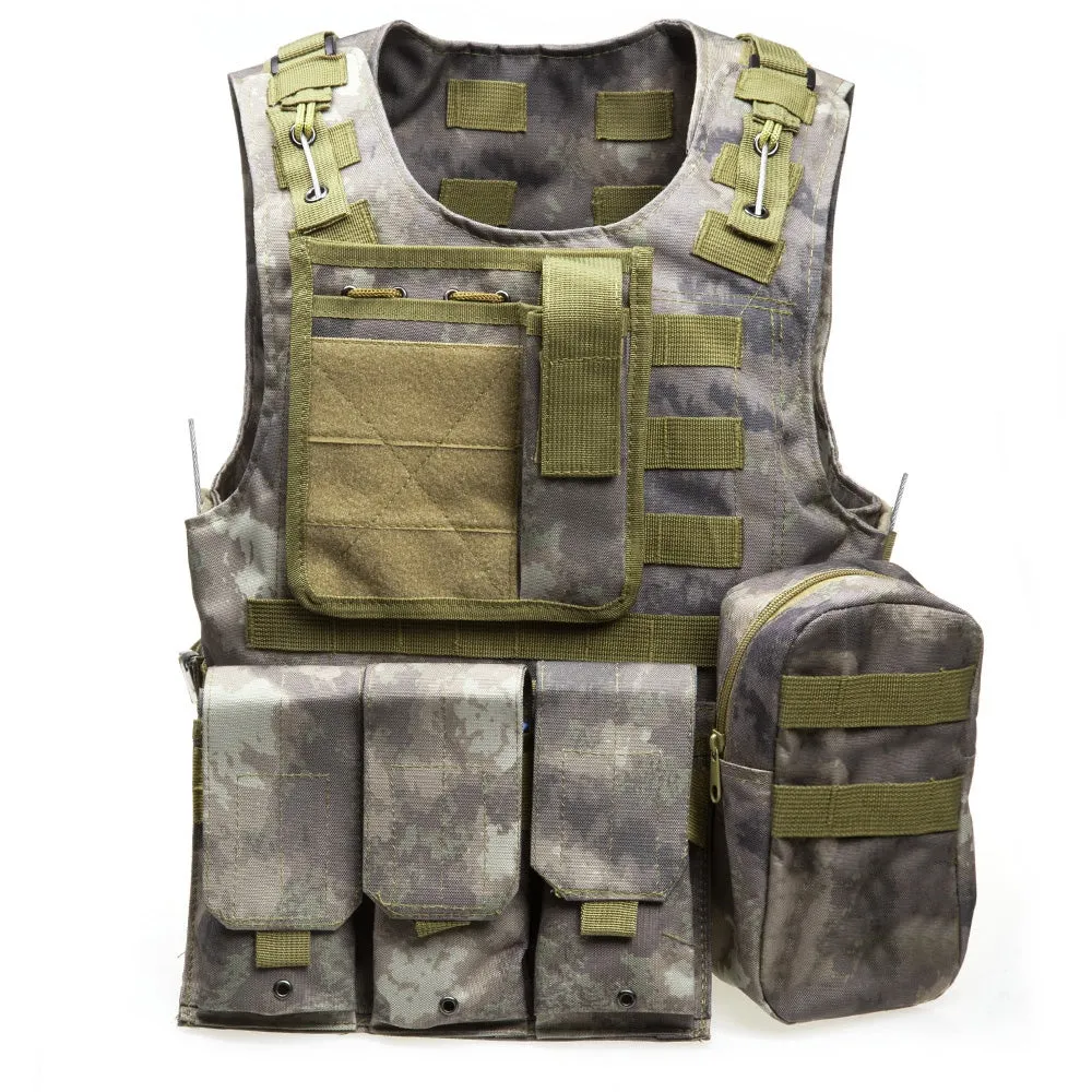 Amphibious Tactical Military Molle Waistcoat Combat Assault Plate Carrier Vest