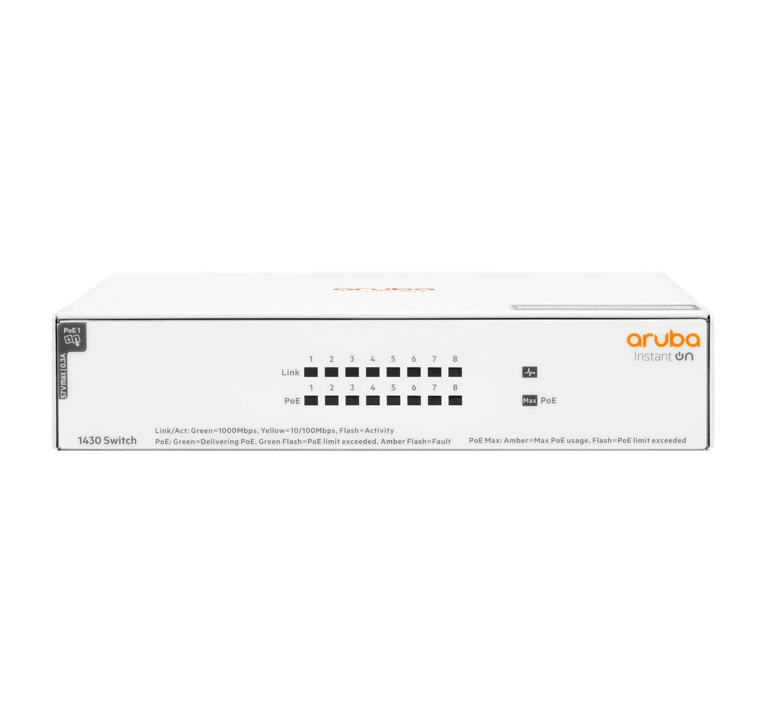 Aruba Instant On 1430 8G PoE Switch