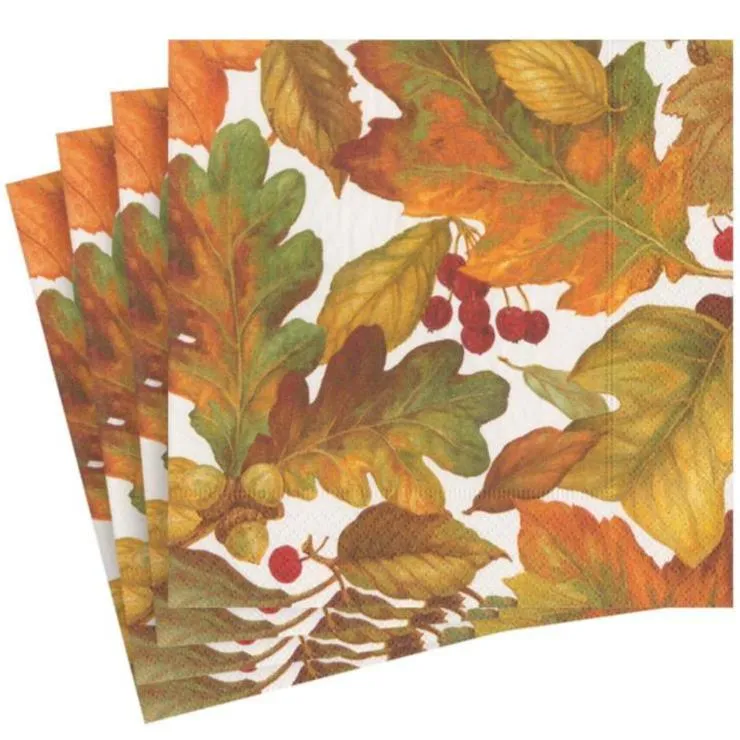 Autumn Leaves Paper Napkins