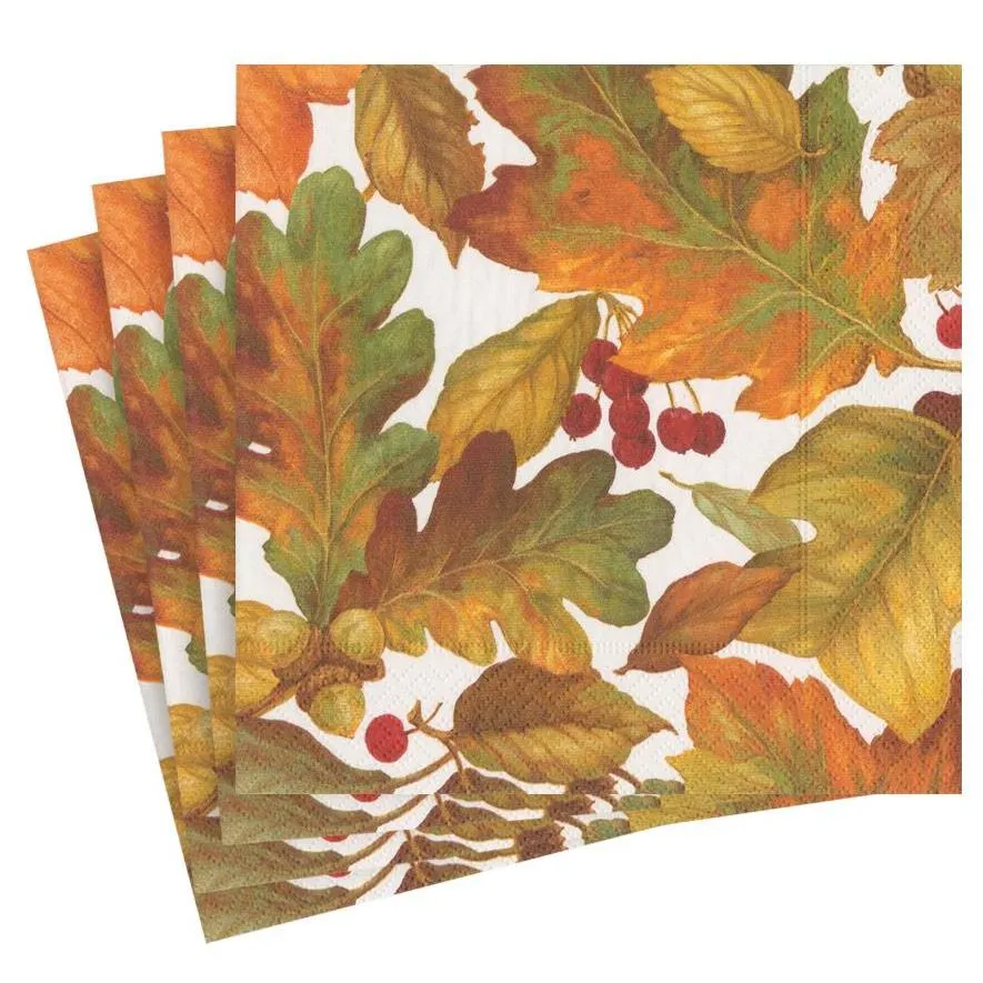 Autumn Leaves Paper Napkins