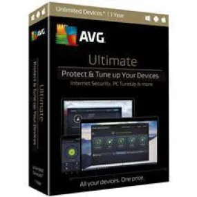 AVG ULTIMATE UNLIMITED 1 YEAR (WIN XP,VISTA,WIN 7,WIN 8,WIN 8.1,WIN 10MAC OS X,10.8 OR LATER-AND)