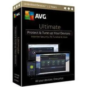 AVG ULTIMATE UNLIMITED 2 YEARS (WIN XP,VISTA,WIN 7,WIN 8,WIN 8.1,WIN 10MAC OS X,10.8 OR LATER-AND)