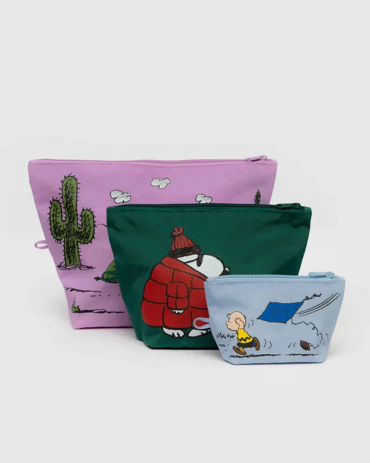 BAGGU x Peanuts Go Pouch Set - Recycled