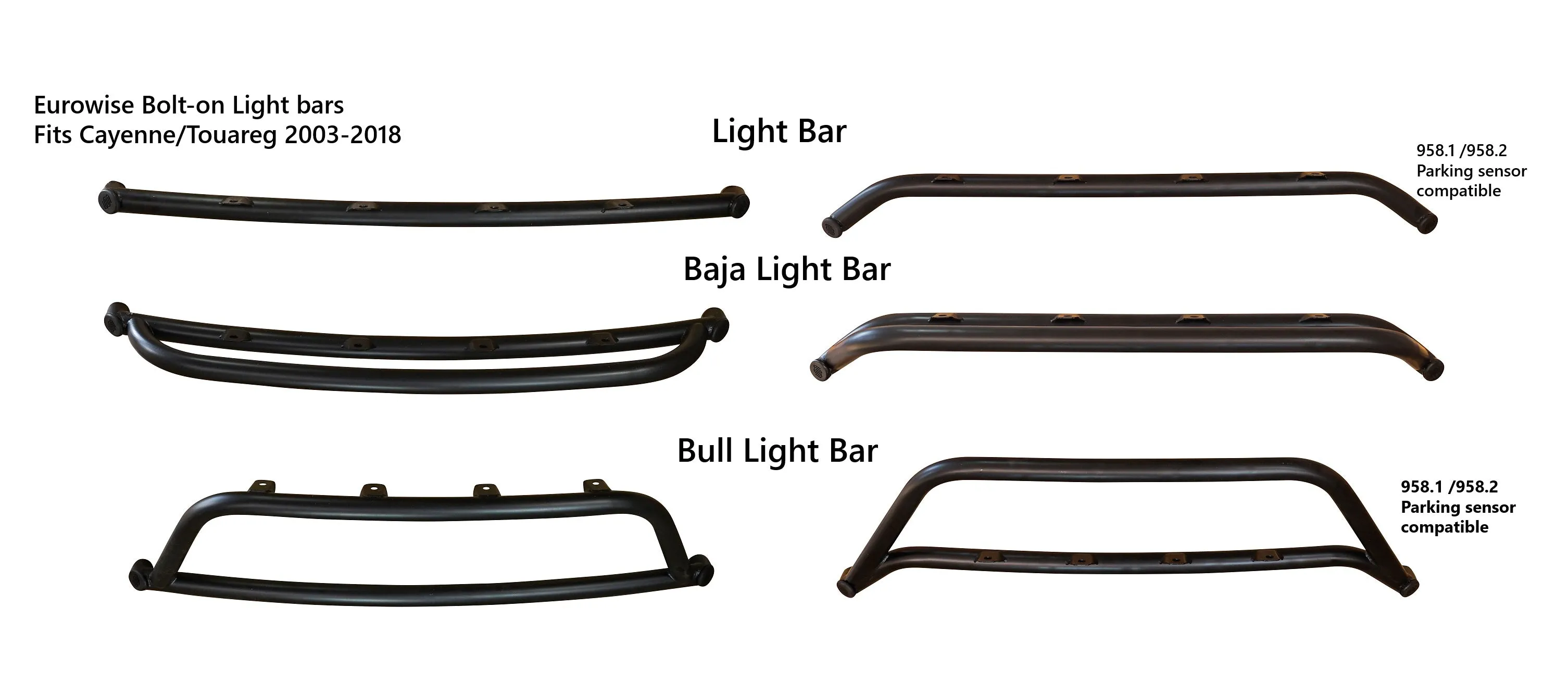 BAJA LIGHT BAR V2 (BOLT ON) - CAYENNE/TOUAREG