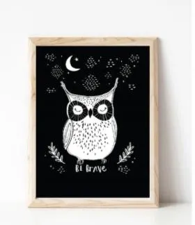 Be Brave Owl Print