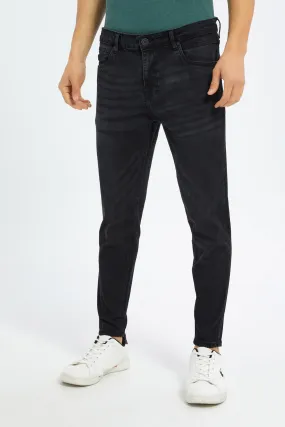 Black 5-Pocket Skinny Fit Jeans