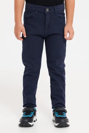 Boys Navy Slim Fit Jeans