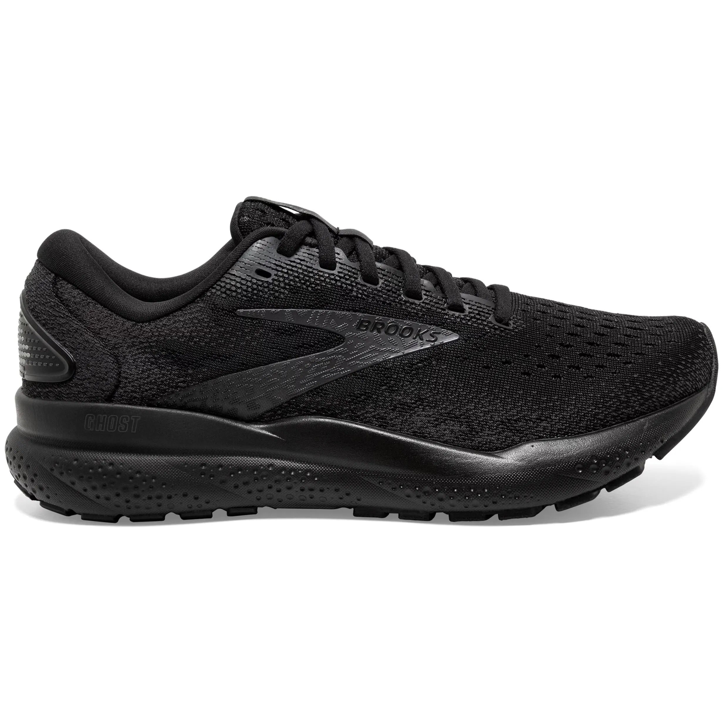 Brooks Men's Ghost 16 Running Shoes Black / Black / Ebony