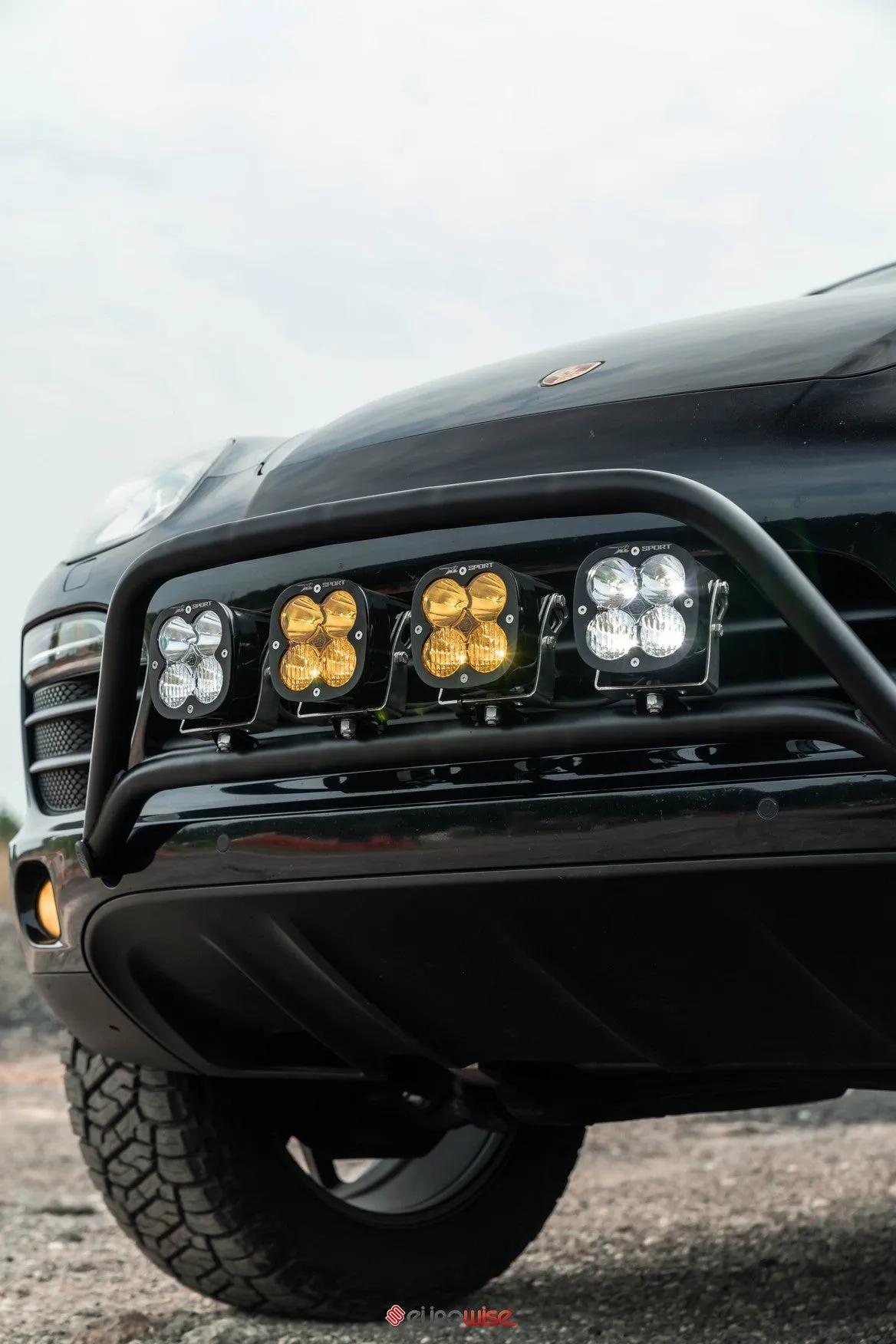 BULL LIGHT BAR (PARKING SENSOR COMPATIBLE/BOLT ON) - CAYENNE/TOUAREG