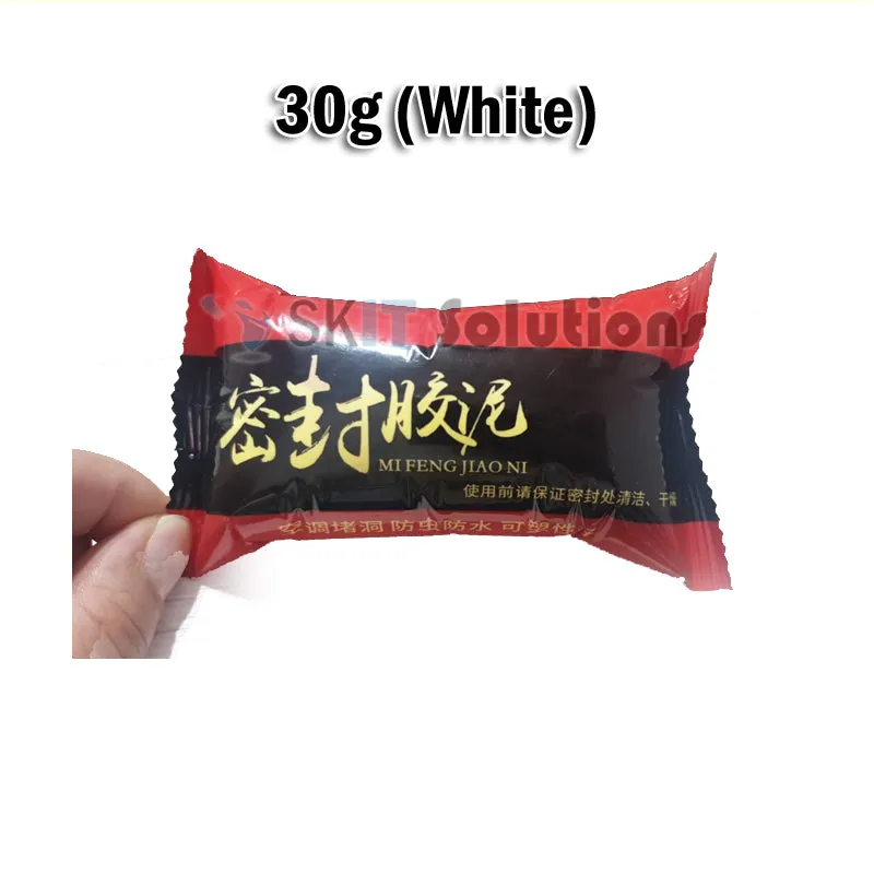 [Bundle of 2] Waterproof Sealant Mastic Flame Retardant Filler Repair Rubber Sealing Clay Repair Seal Wall Gap Hole