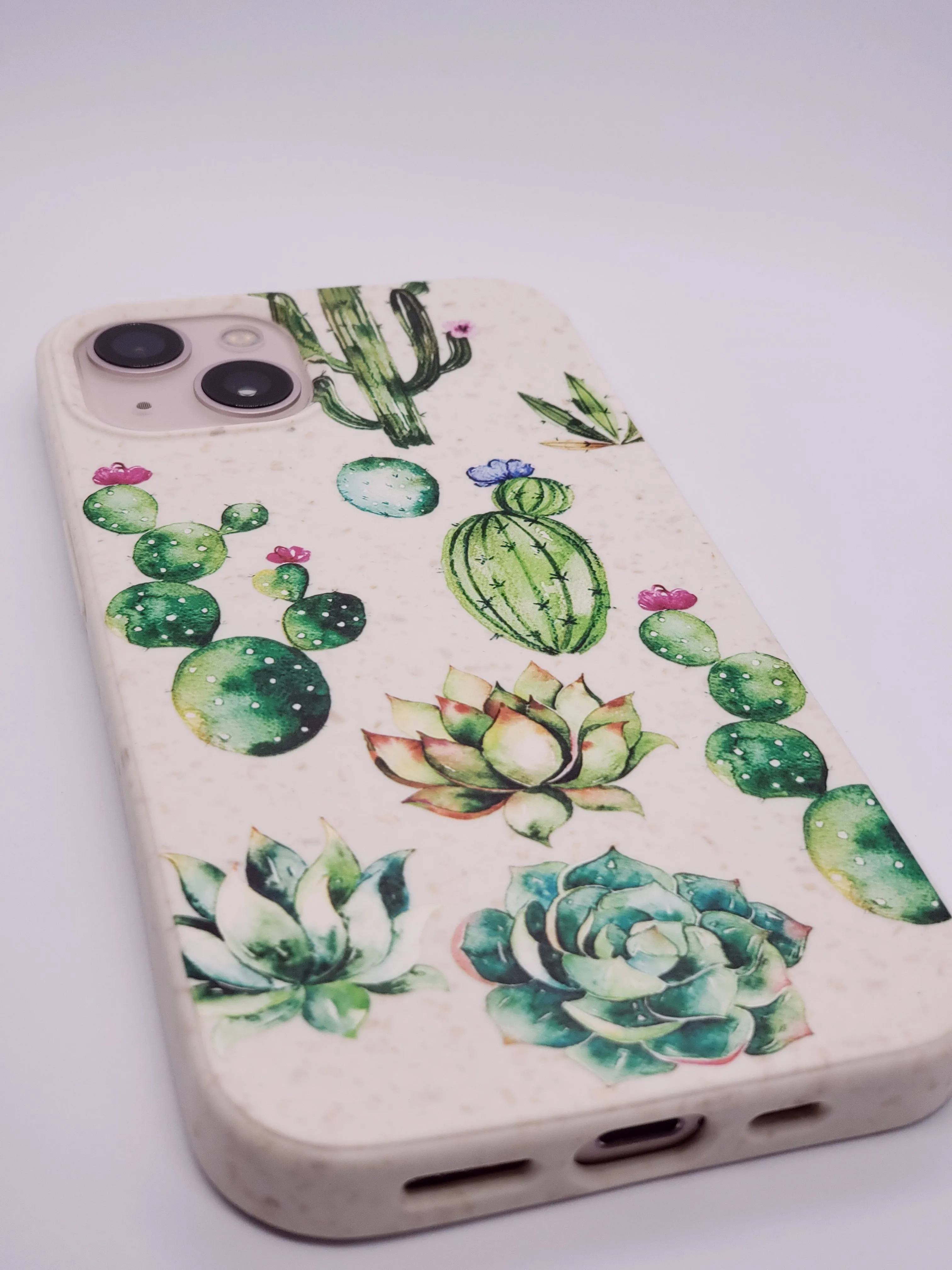 Cactus Flowers Biodegradable iPhone Case