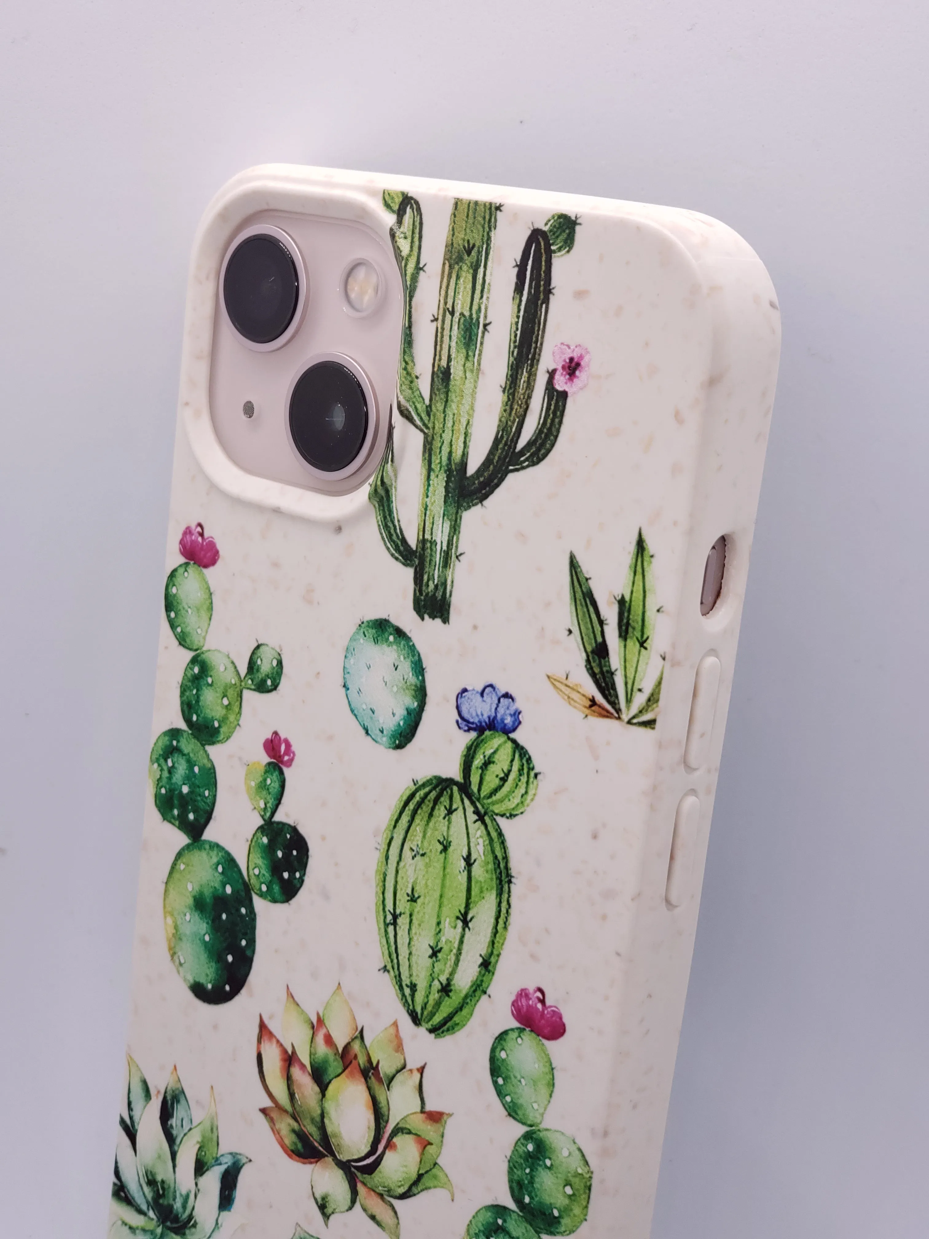 Cactus Flowers Biodegradable iPhone Case