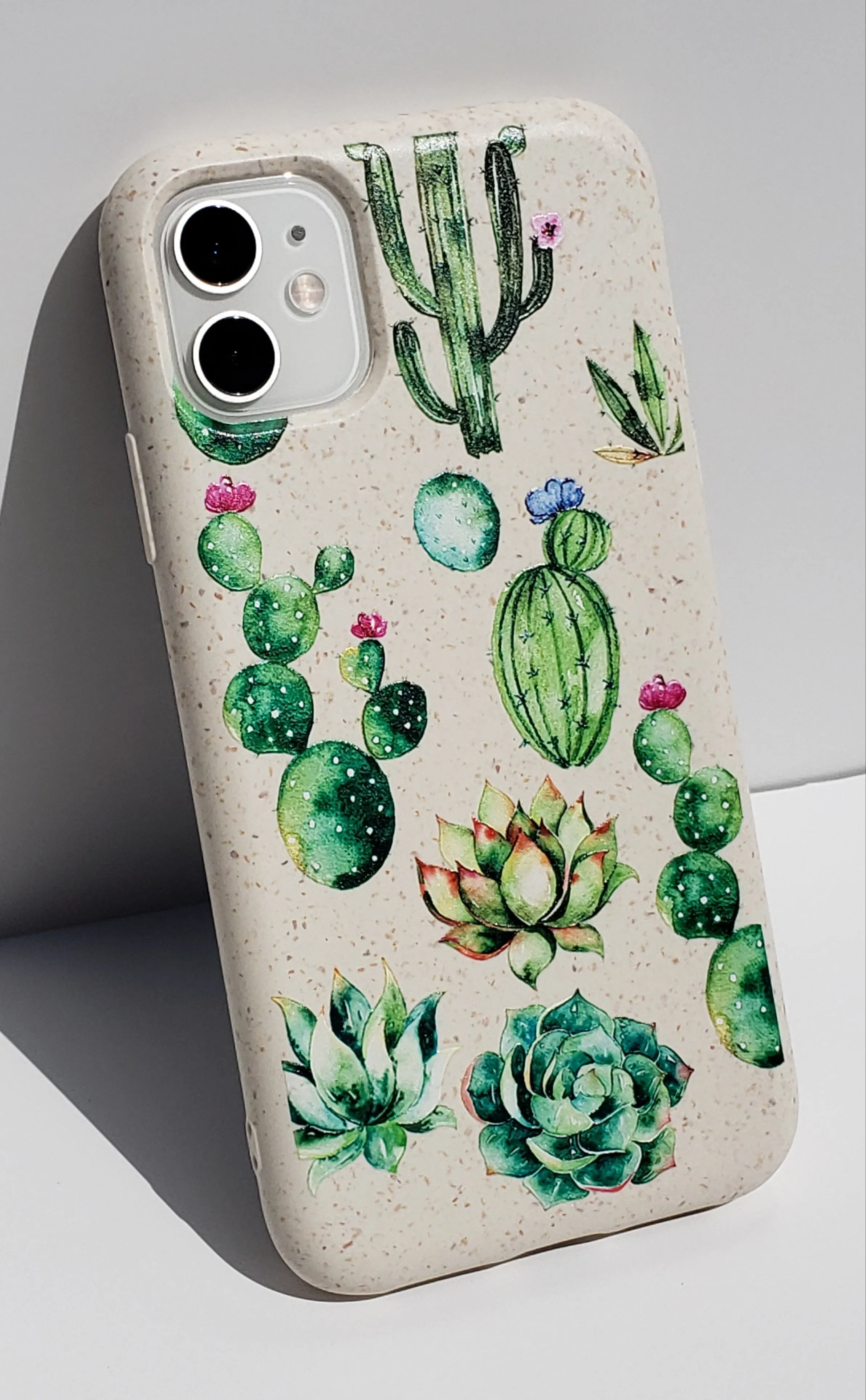 Cactus Flowers Biodegradable iPhone Case