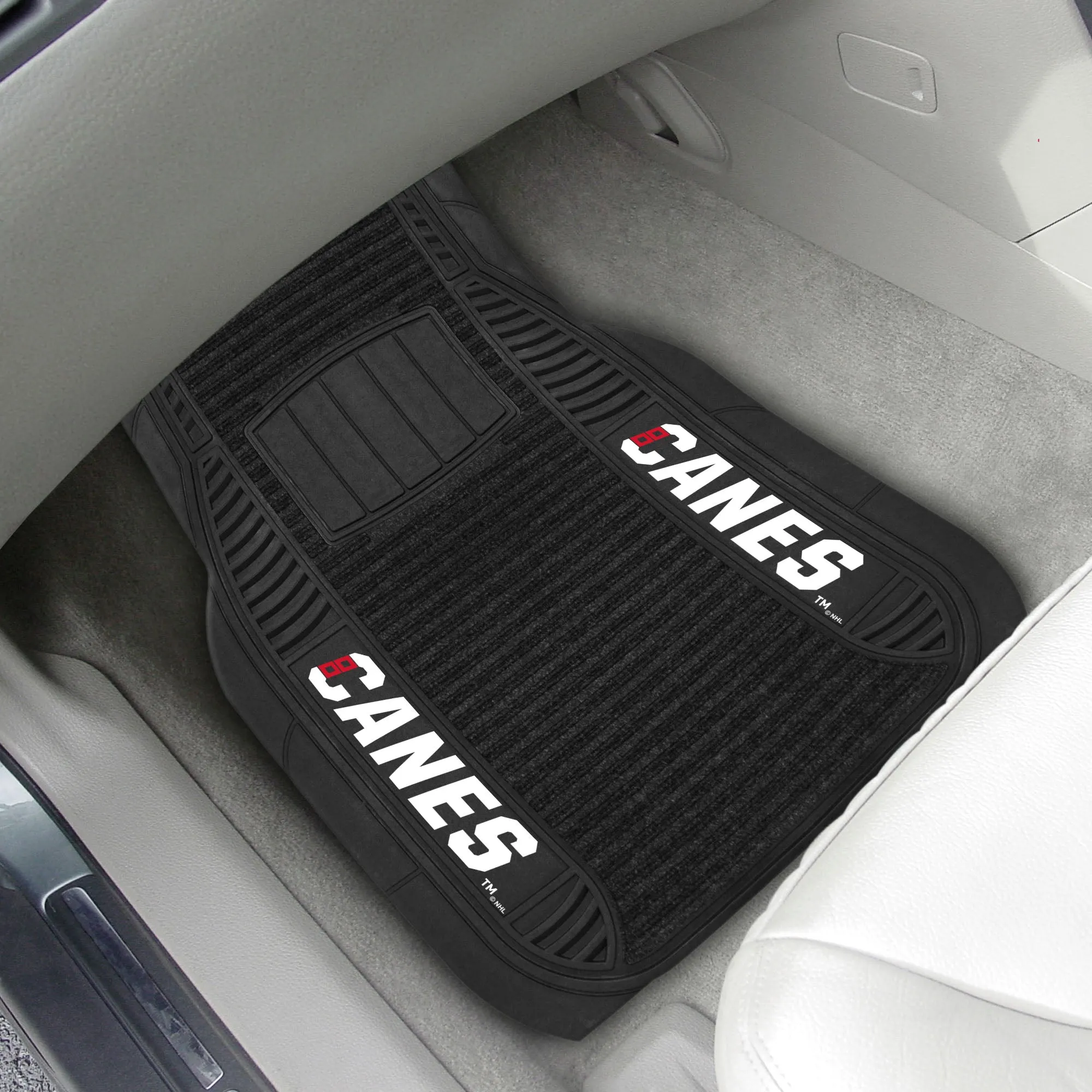 Carolina Hurricanes 2 Piece Deluxe Car Mat Set