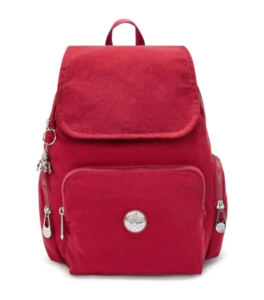 City Zip S Backpack Red Red Wine