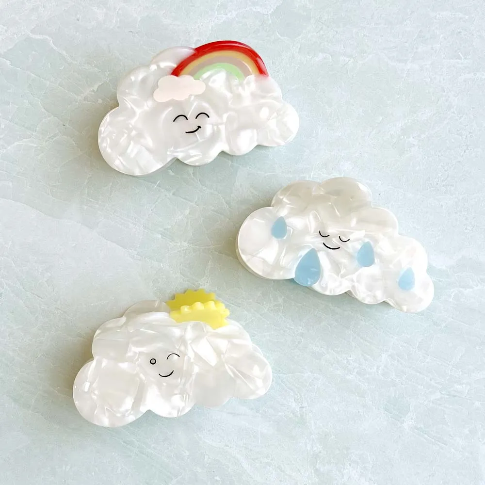 Cloudy Days Hair Claw Clip