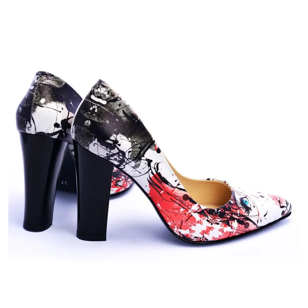 Confused Woman Heel Shoes STL4503