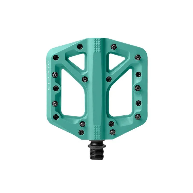 CrankBrothers Stamp 1 Small Pedals - Turquoise