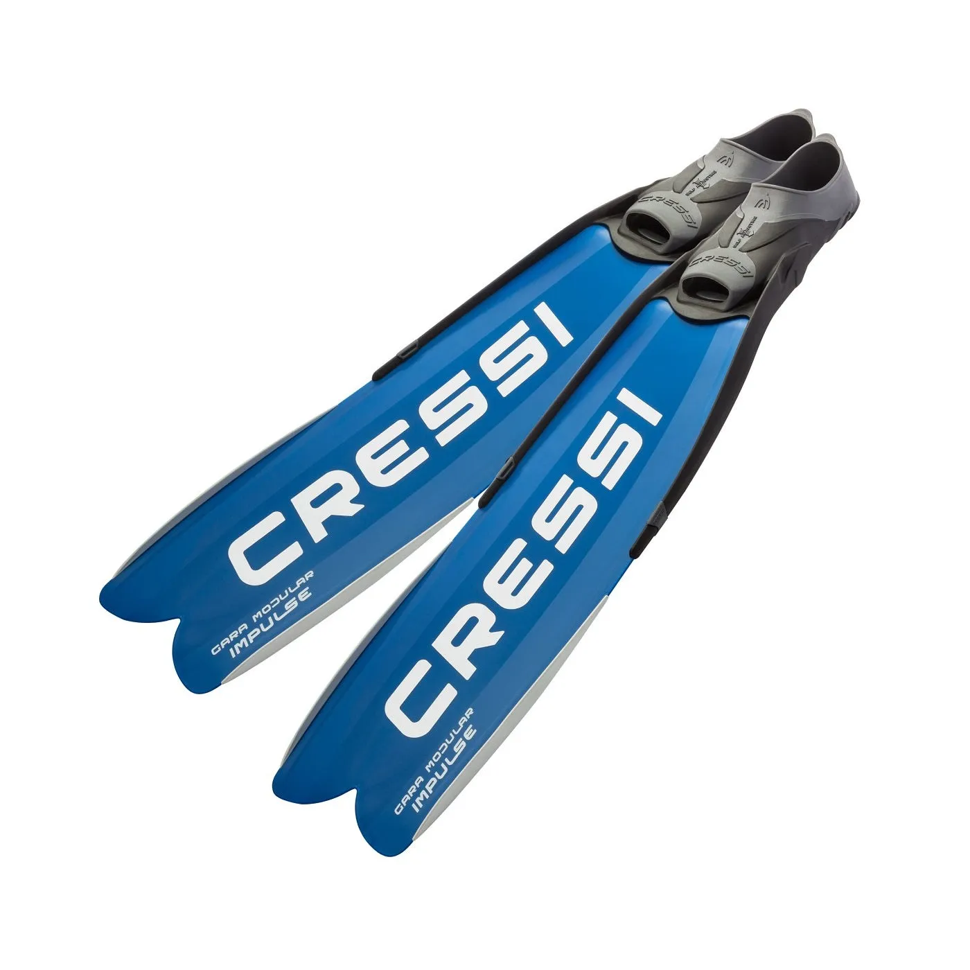 Cressi Gara Modular Impulse Fins Blue Metal