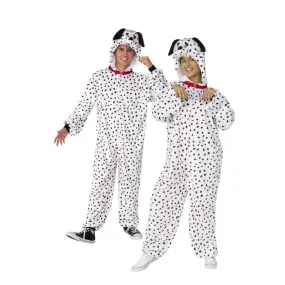 Dalmatian Furry Onesie Costume-Adult