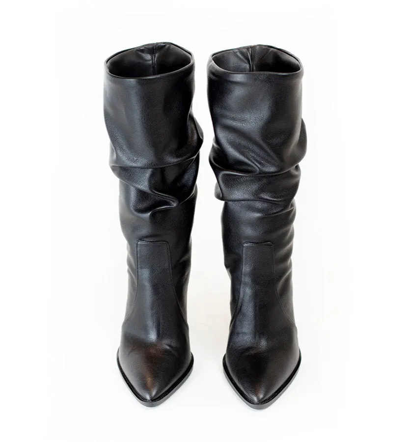 Demeter Slouchy Vegan Leather Boots