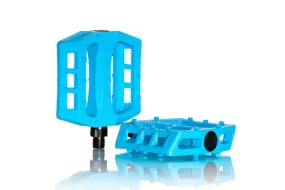 Demolition Trooper Plastic Pedals - Glacier Blue