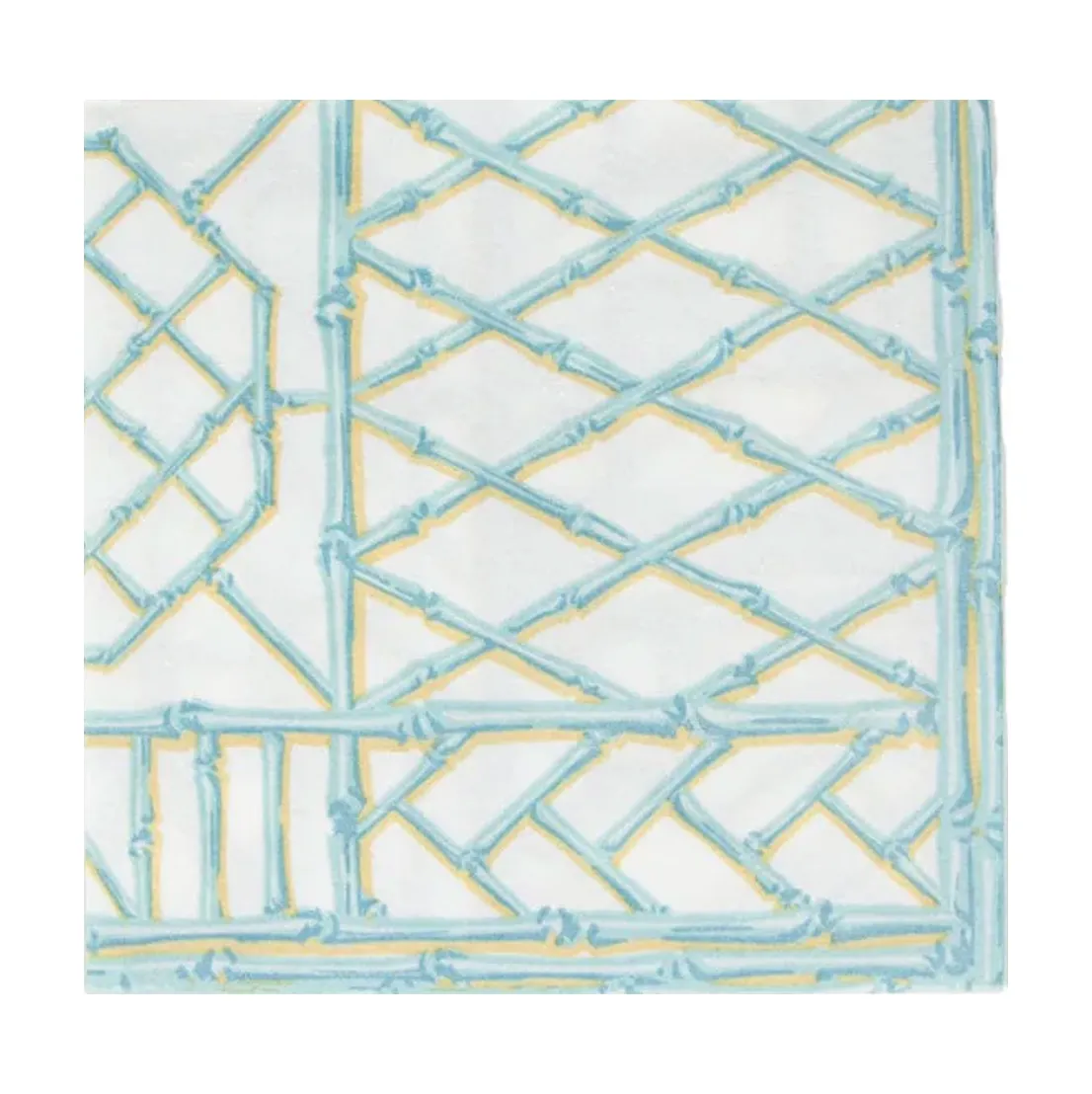 Dinner Paper Linen Napkins - Bamboo Screen Robin's Egg