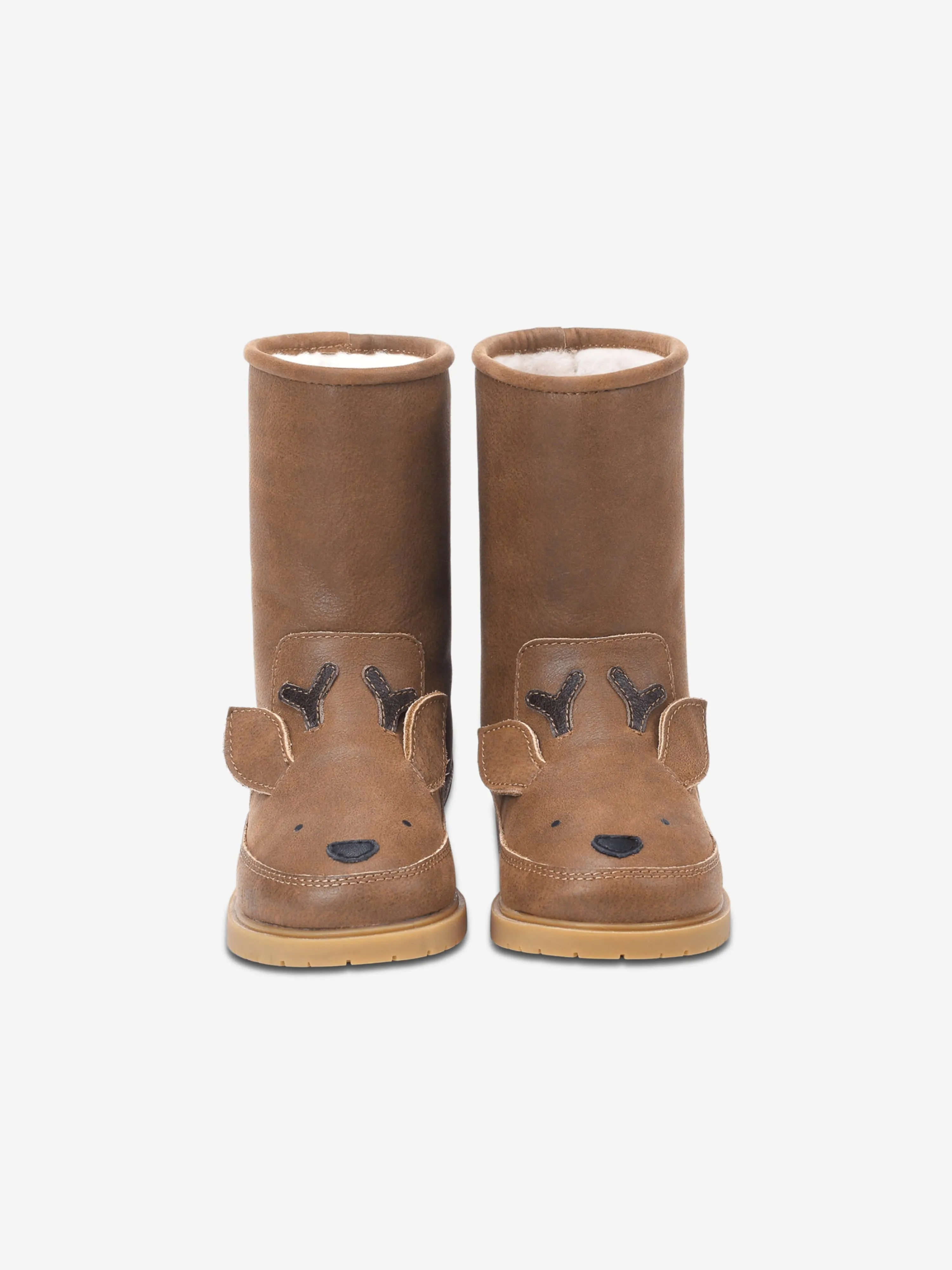 Donsje Boys Wadudu Special Stag Boots in Brown