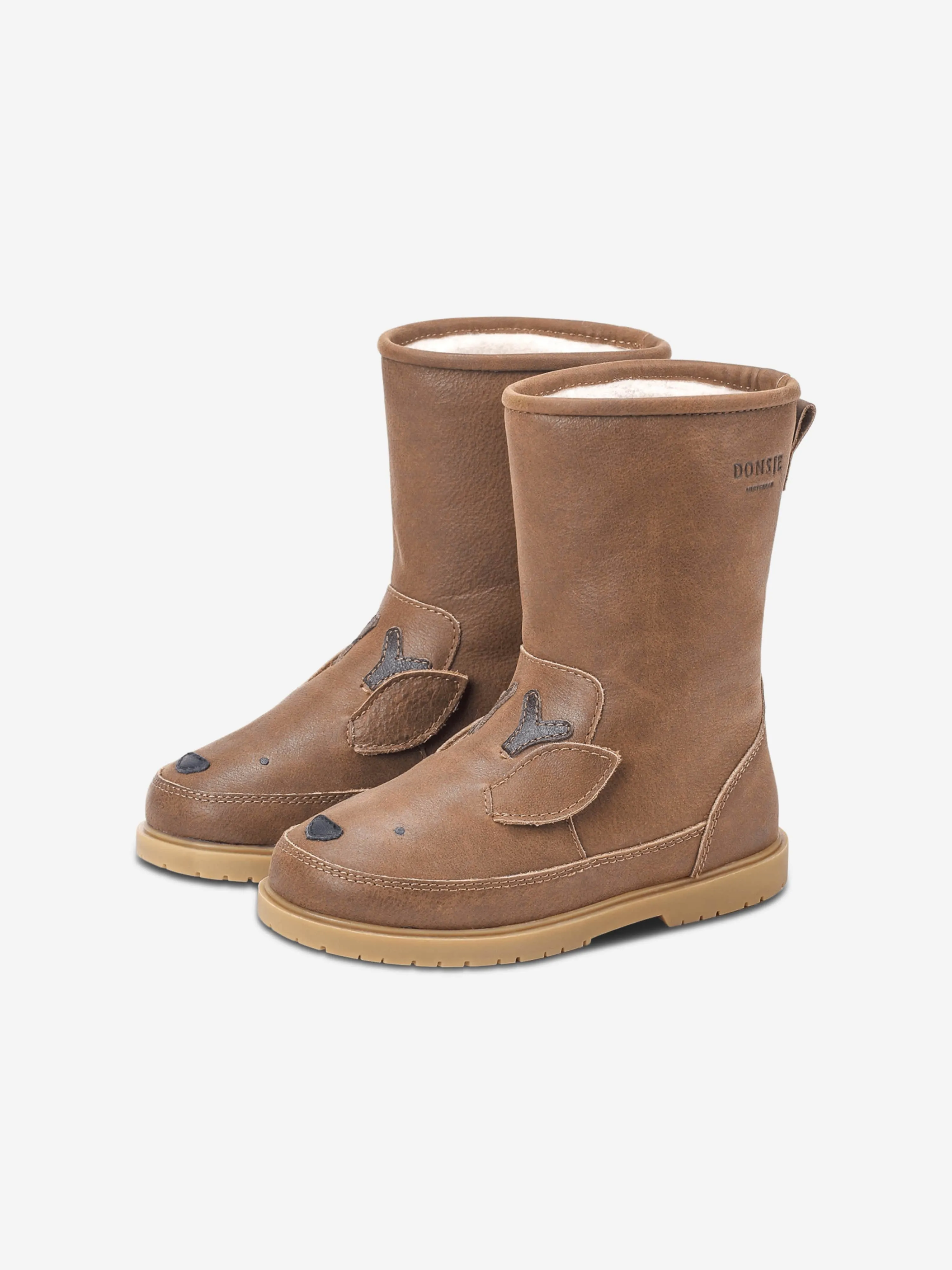 Donsje Boys Wadudu Special Stag Boots in Brown