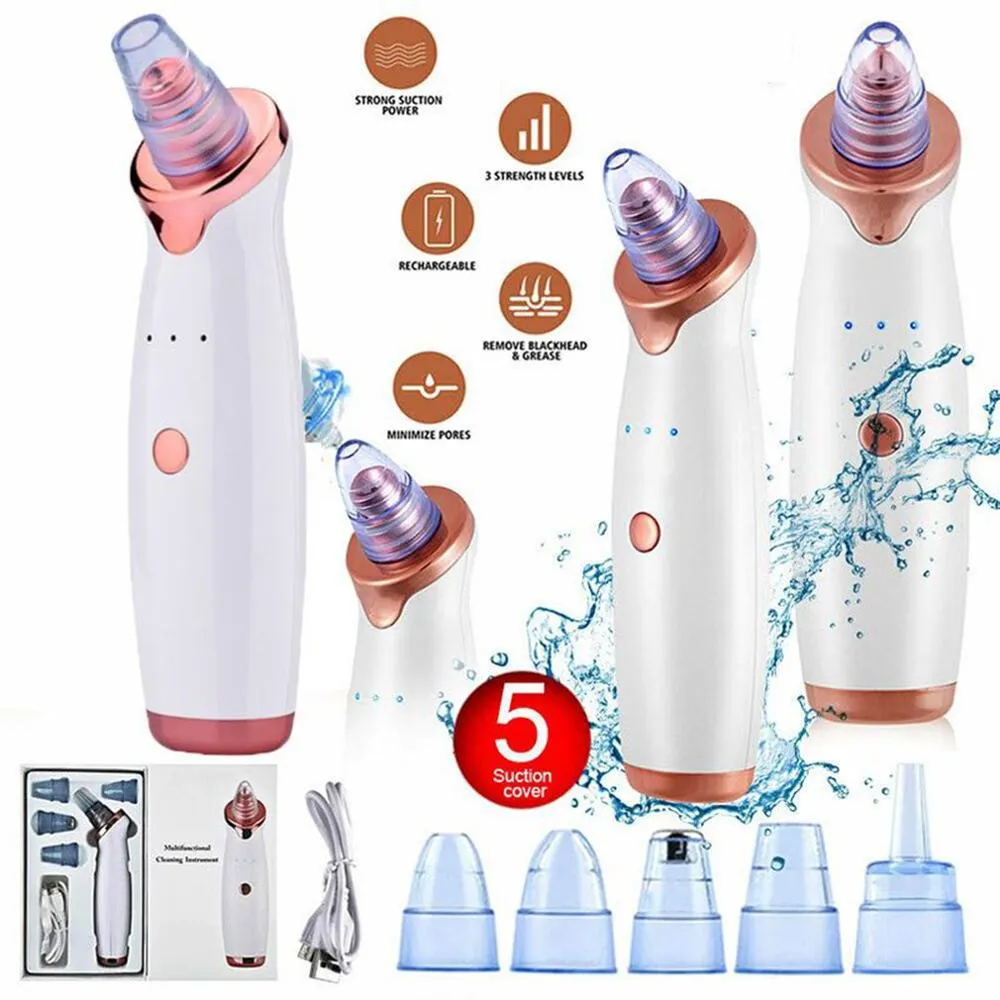 Electric Vacuum Pore Cleaner Blackhead Remover Acne Pores Remove Exfoliating Cleansing Facial Beauty Instrument USB Rechargeable