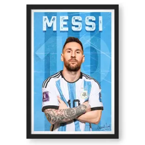 Footballer Messi Artwork