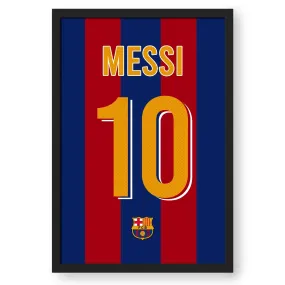 Footballer Messi Jersey Artwork