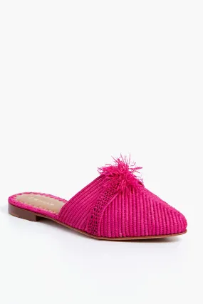 Fuchsia Taormina Mules