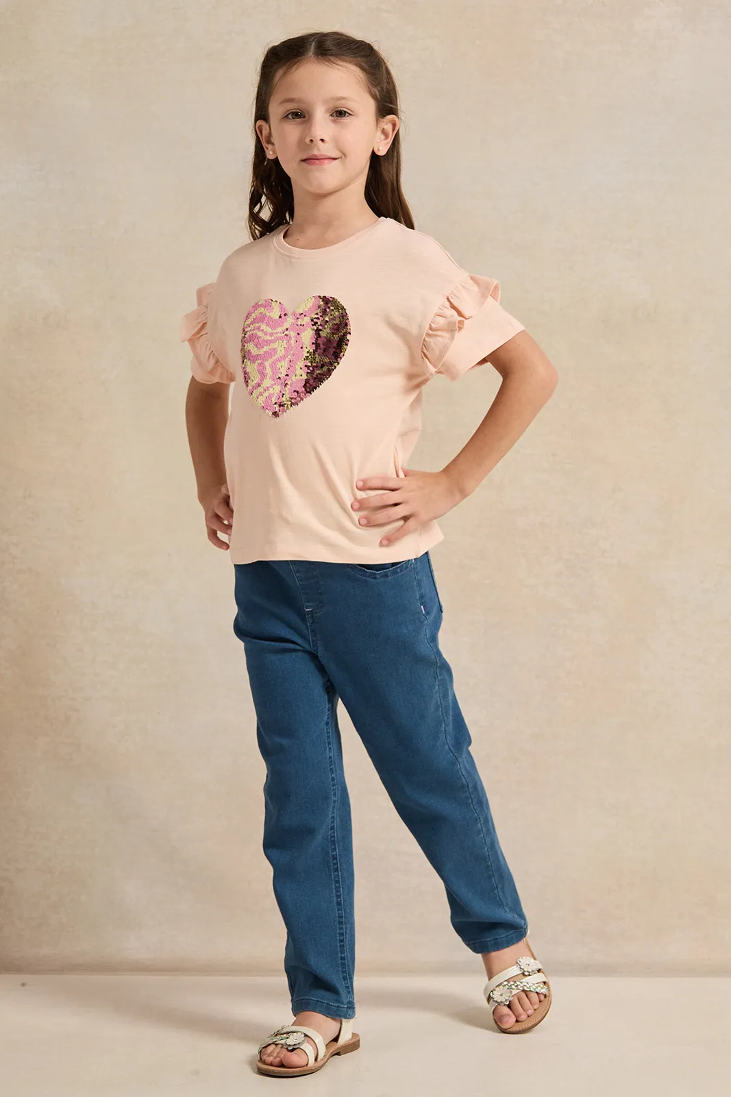 Girls Blue Skinny Fit Jeans