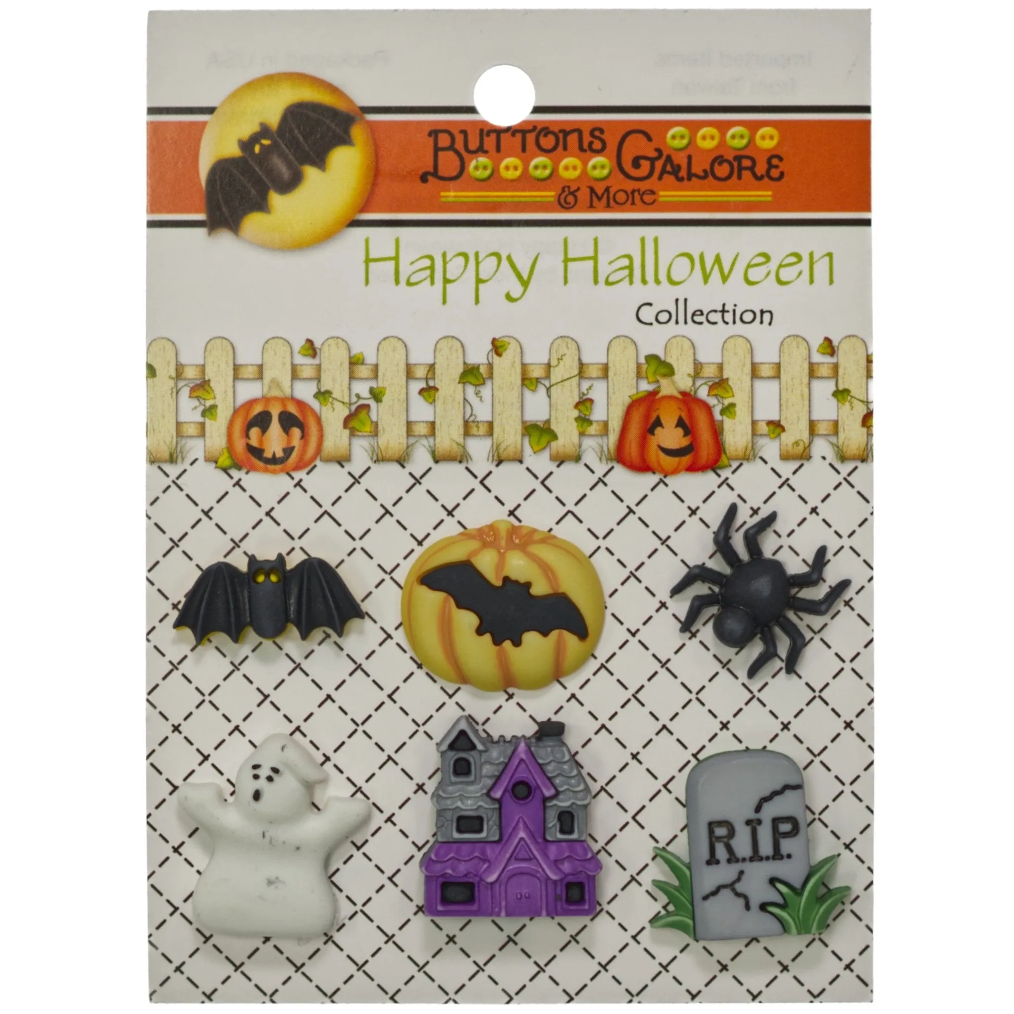 Happy Hauntings 3D Buttons