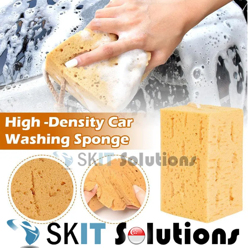 High Density Large Car Wash Sponge Foam Honeycomb Cleaning Washing Car Waxing Sponges Cleaning Car Brush Absorbent Tools