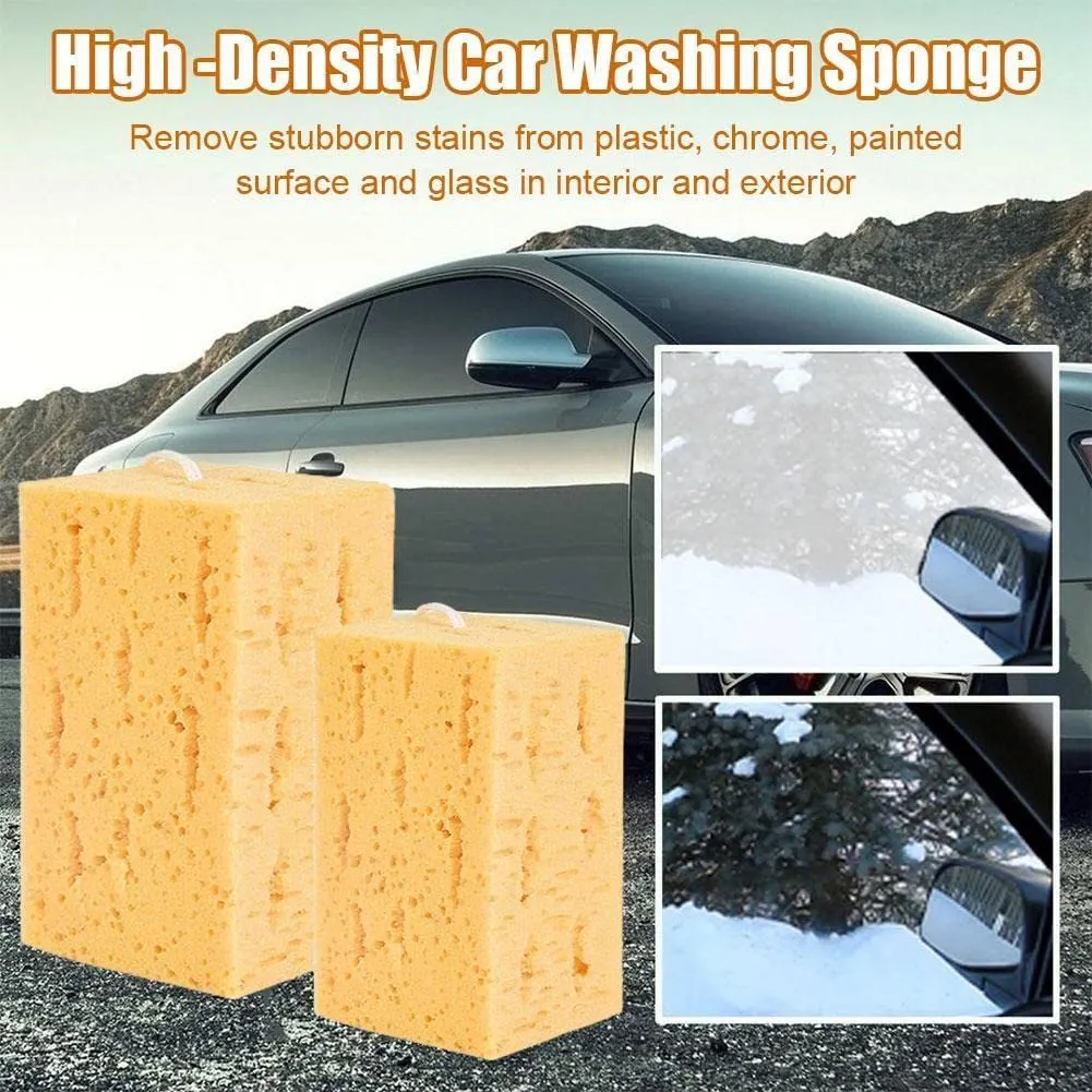 High Density Large Car Wash Sponge Foam Honeycomb Cleaning Washing Car Waxing Sponges Cleaning Car Brush Absorbent Tools