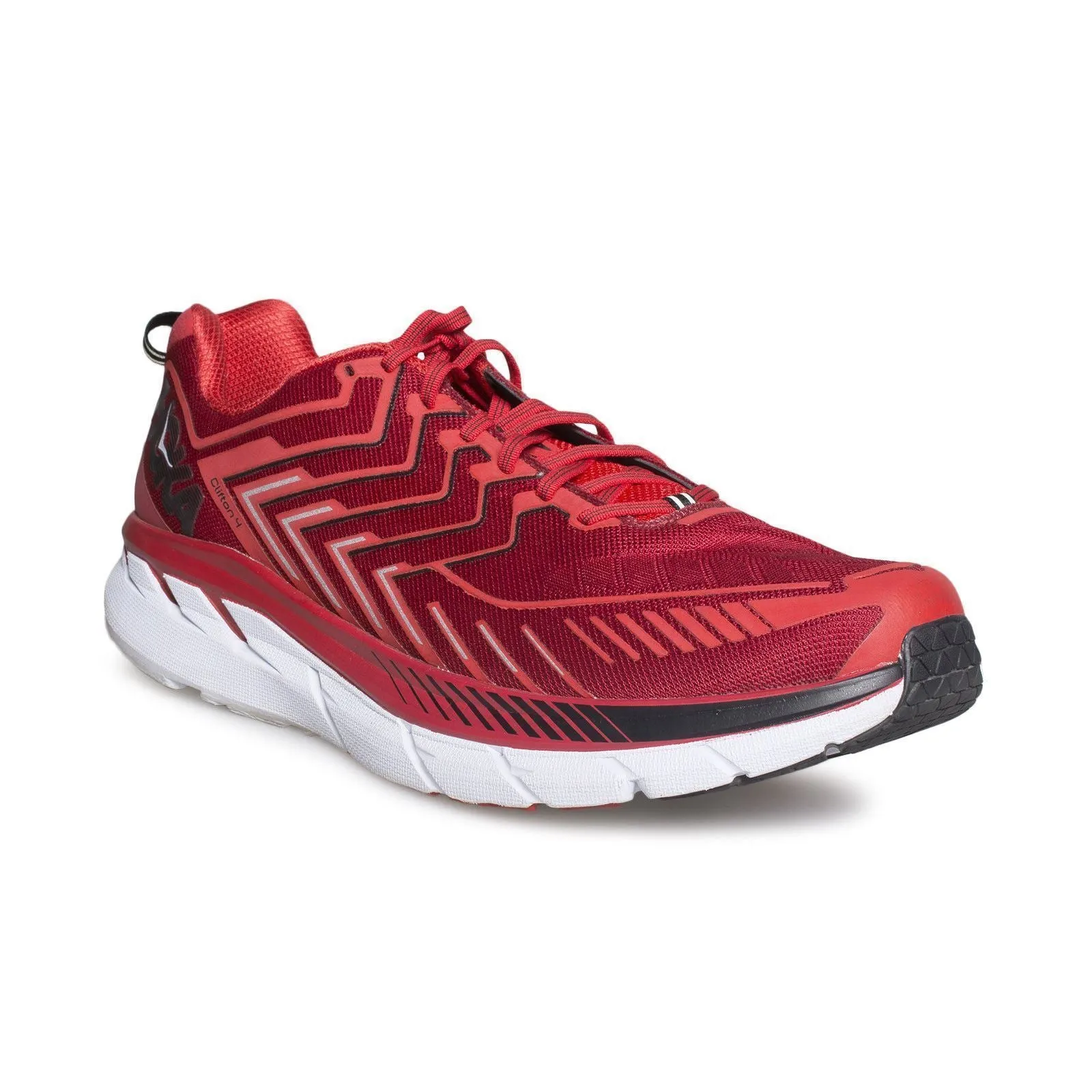 HOKA Clifton 4 Haute Red / High Risk Red Shoes - Men's