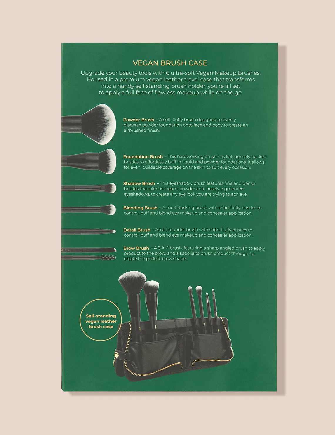 INIKA Organic Vegan Brush Case