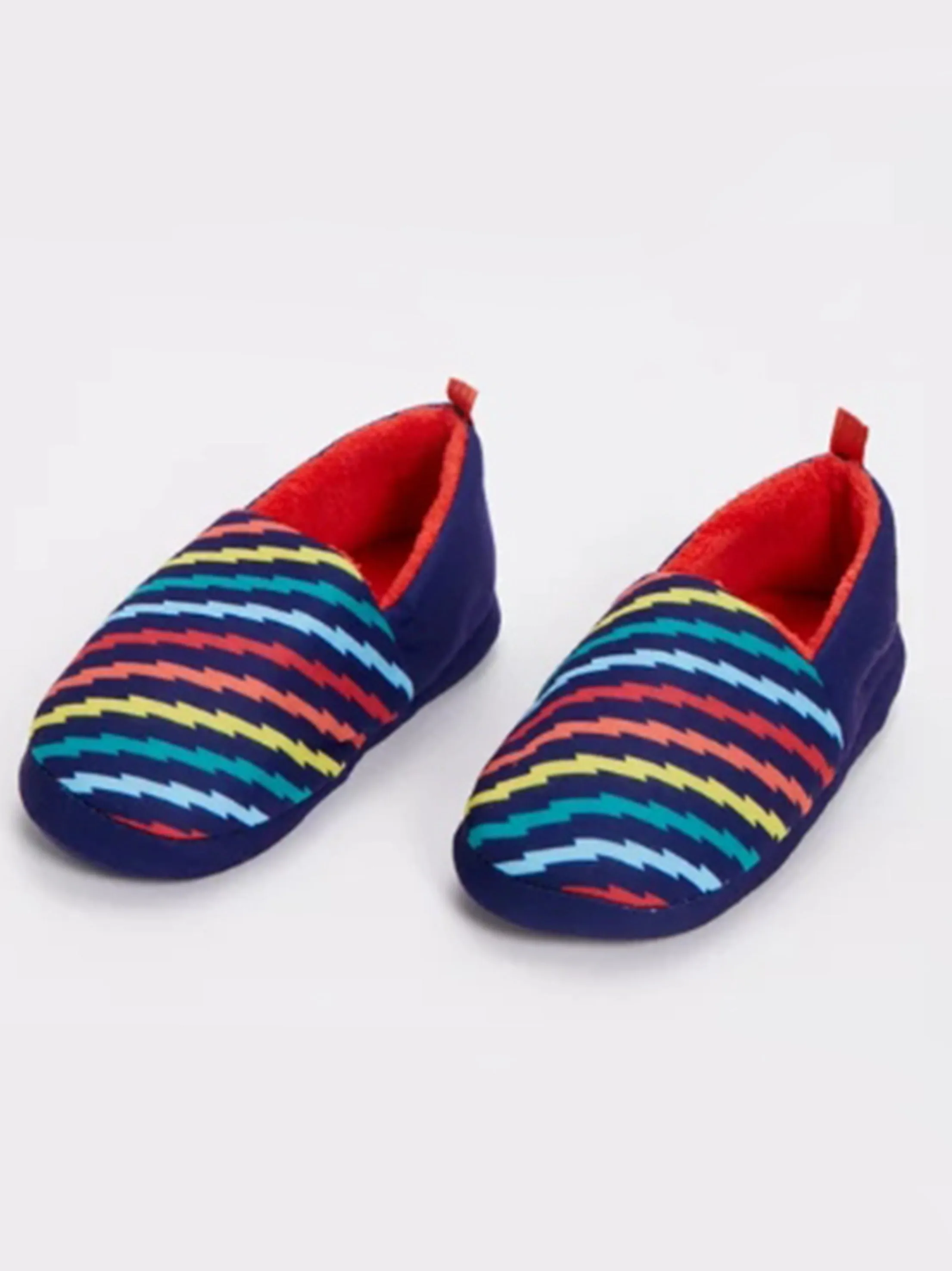 Kids Boy's Printed Slippers,Navy