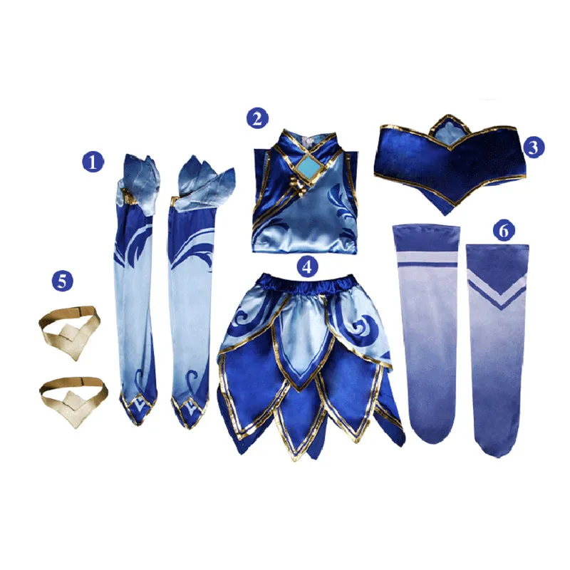 League of Legends LOL Porcelain Lux Cosplay Costume