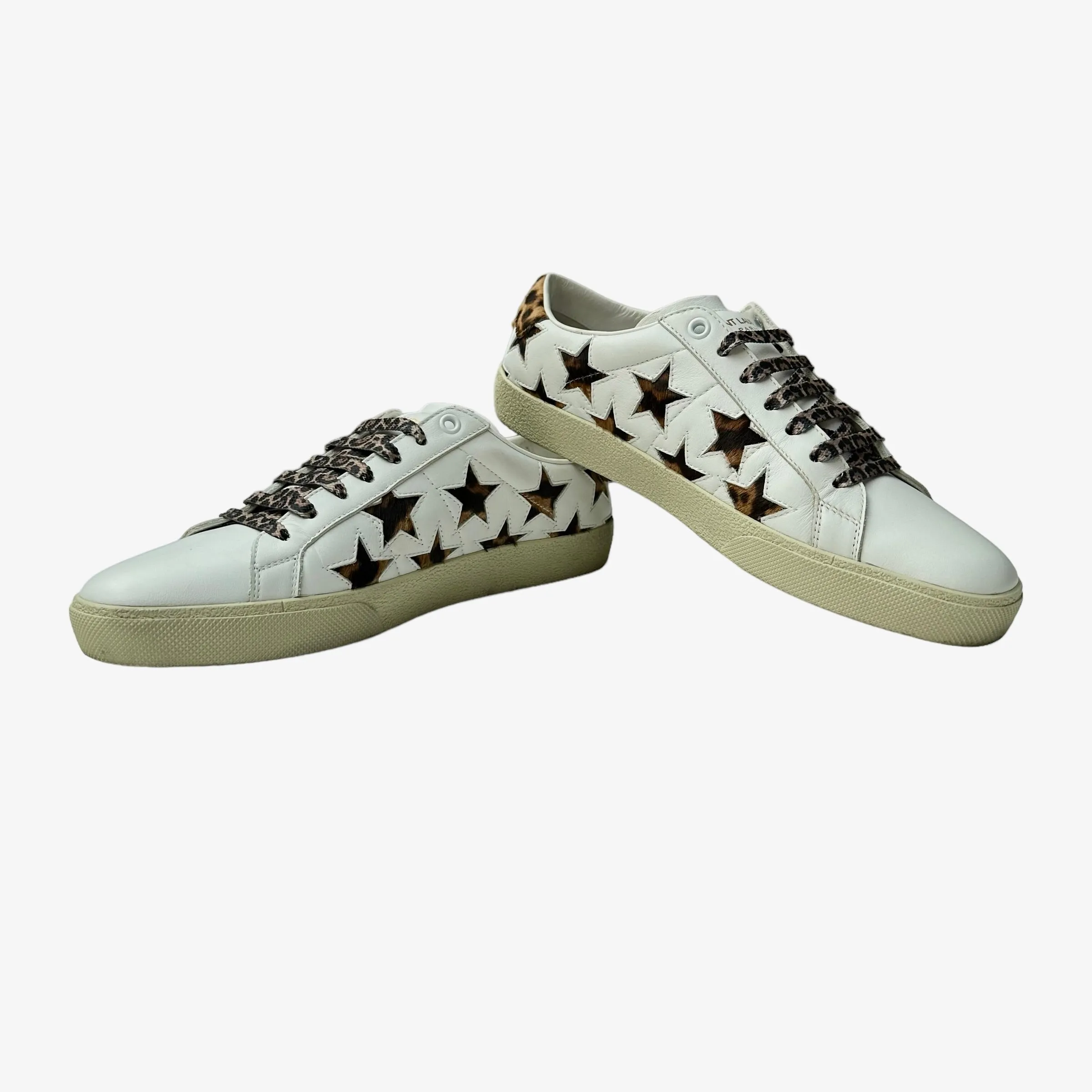 Leaopard Print & Stars Sneakers - 9